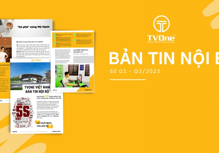 [Q3/2023] Bản Tin Nội Bộ TVOne Việt Nam Số Tháng 8